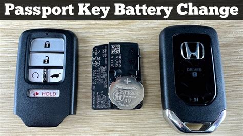 Honda key battery replacement .